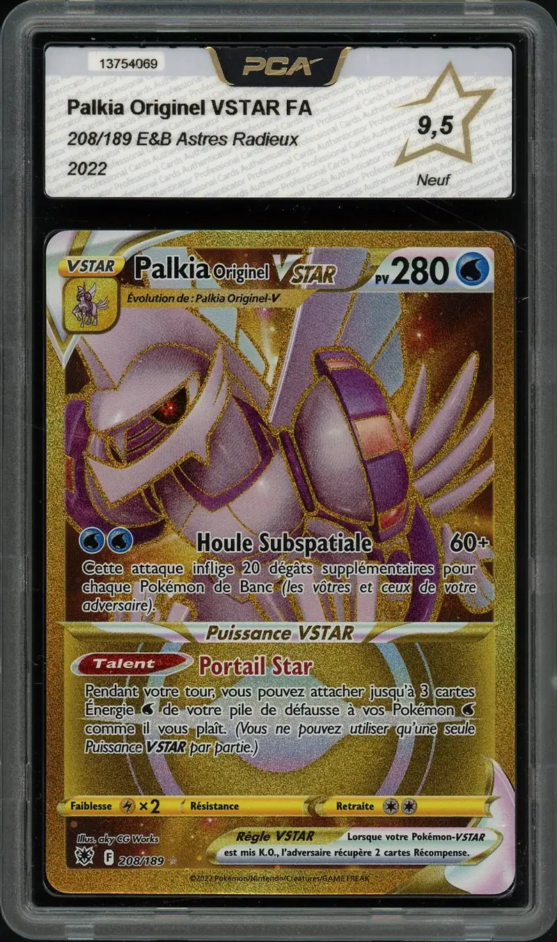 PCA 9.5 Palkia Forme Originel VStar Gold