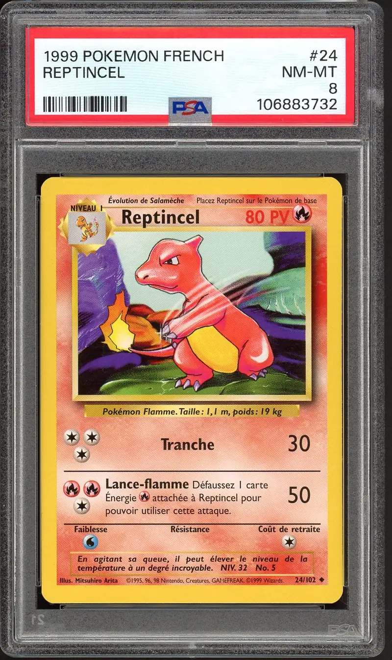 PSA 8 Reptincel