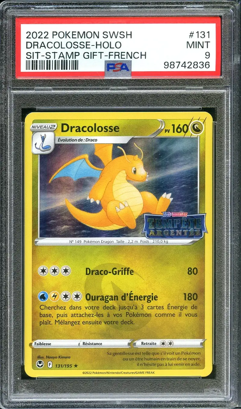 PSA 9 Dracolosse Holo