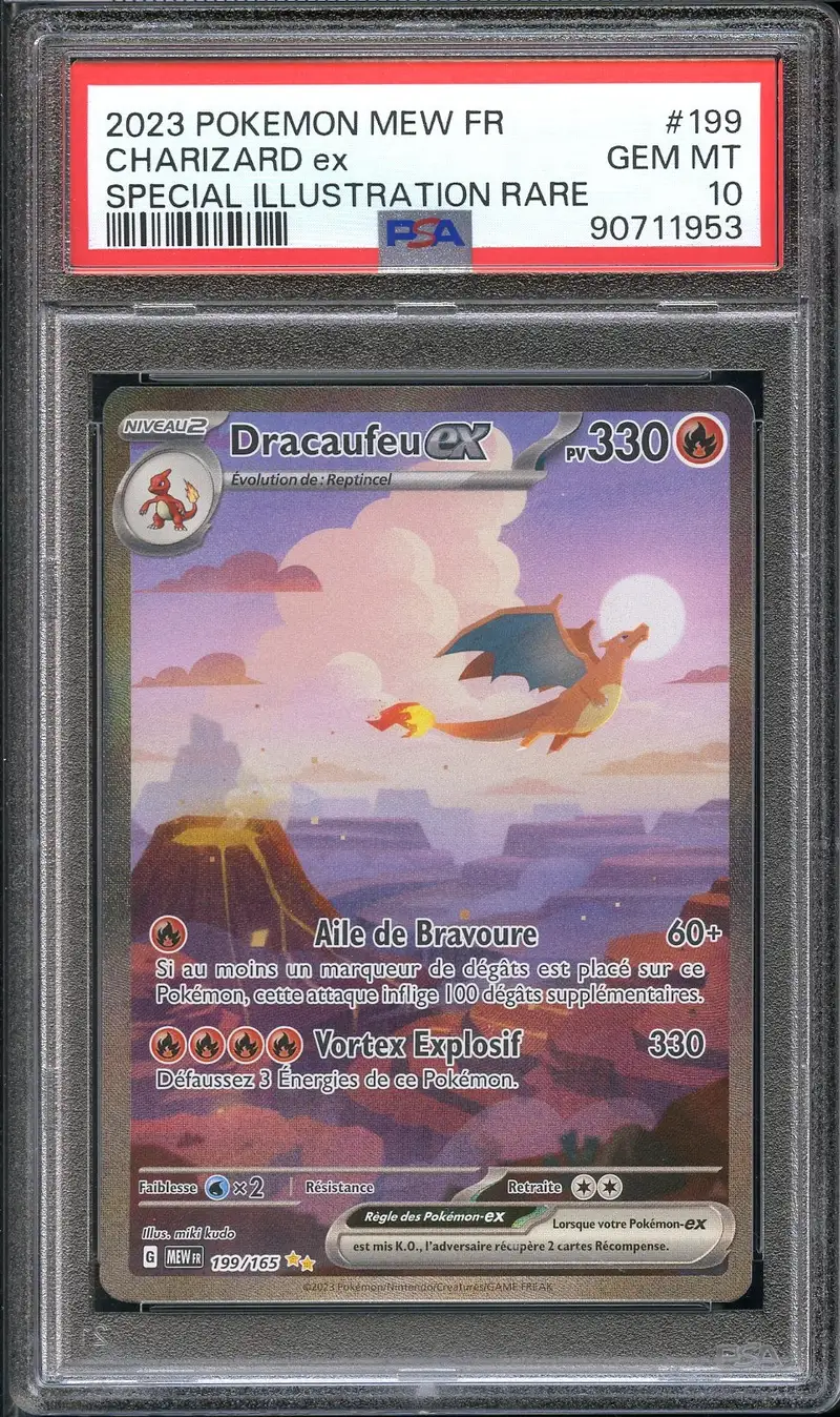 PSA 10 Dracaufeu Ex