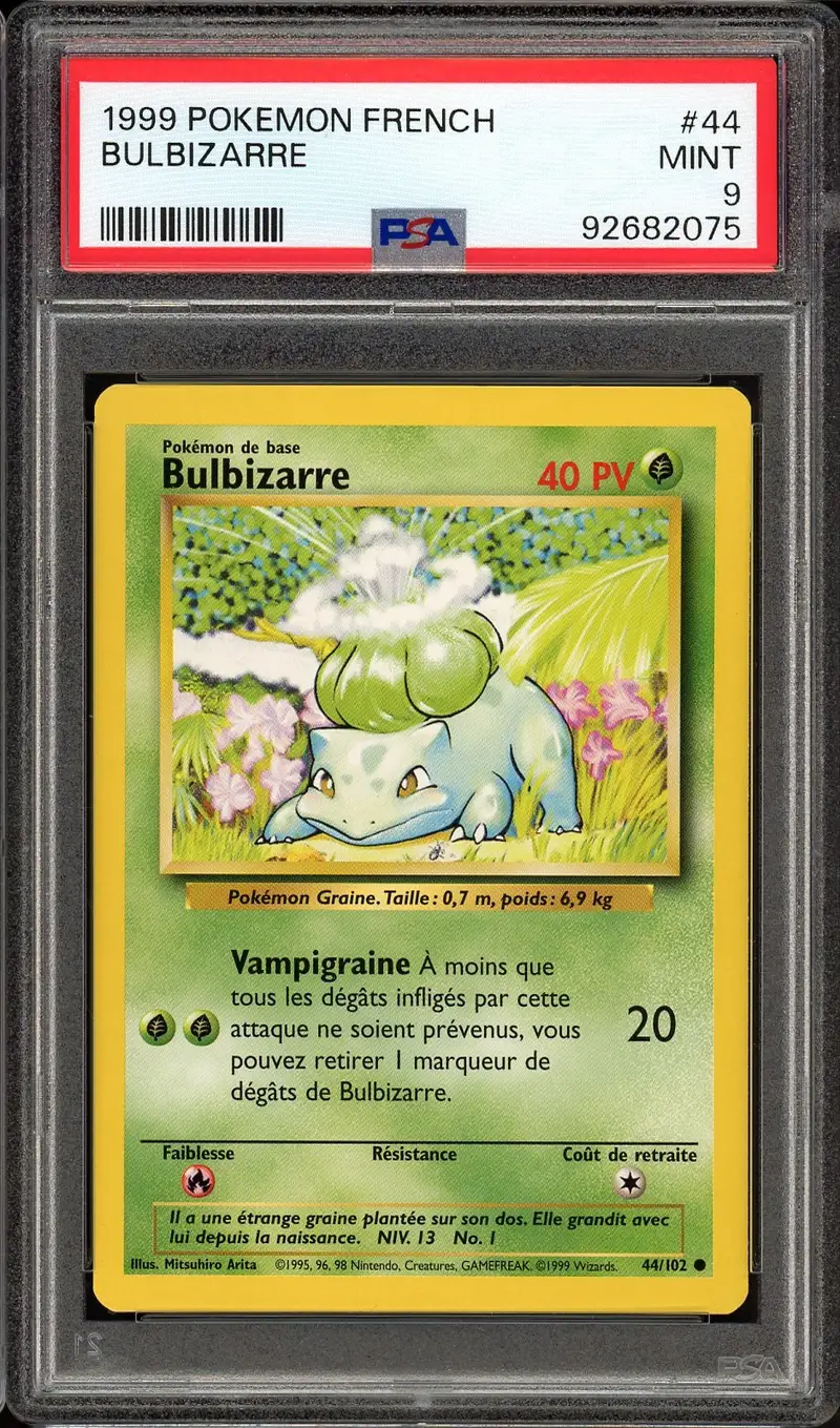 PSA 9 Bulbizarre