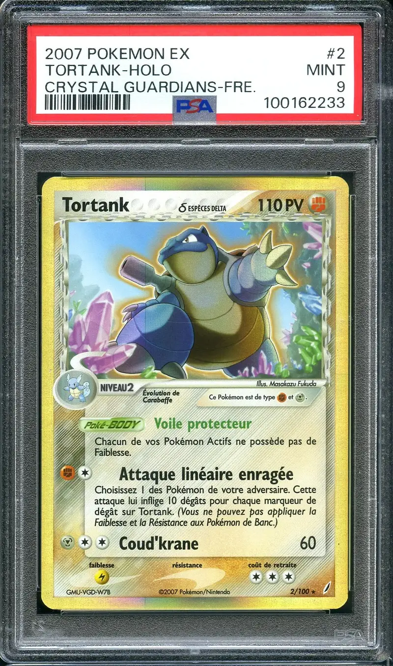 PSA 9 Tortank Holo