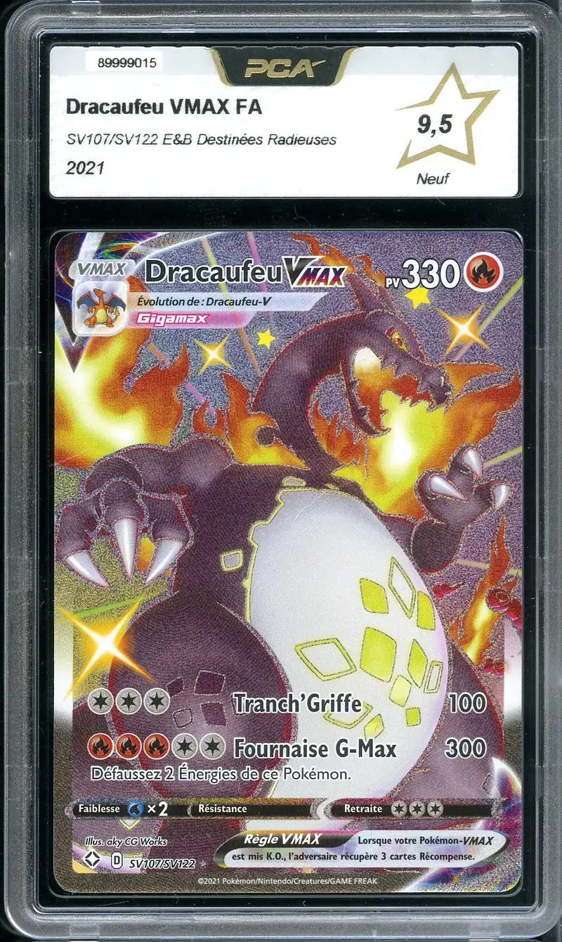 PCA 9.5 Dracaufeu VMax Shiny