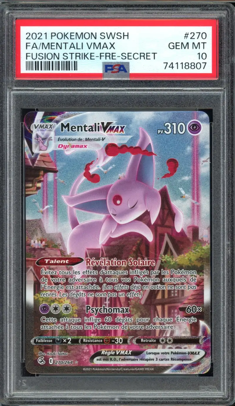 PSA 10 Mentali VMax