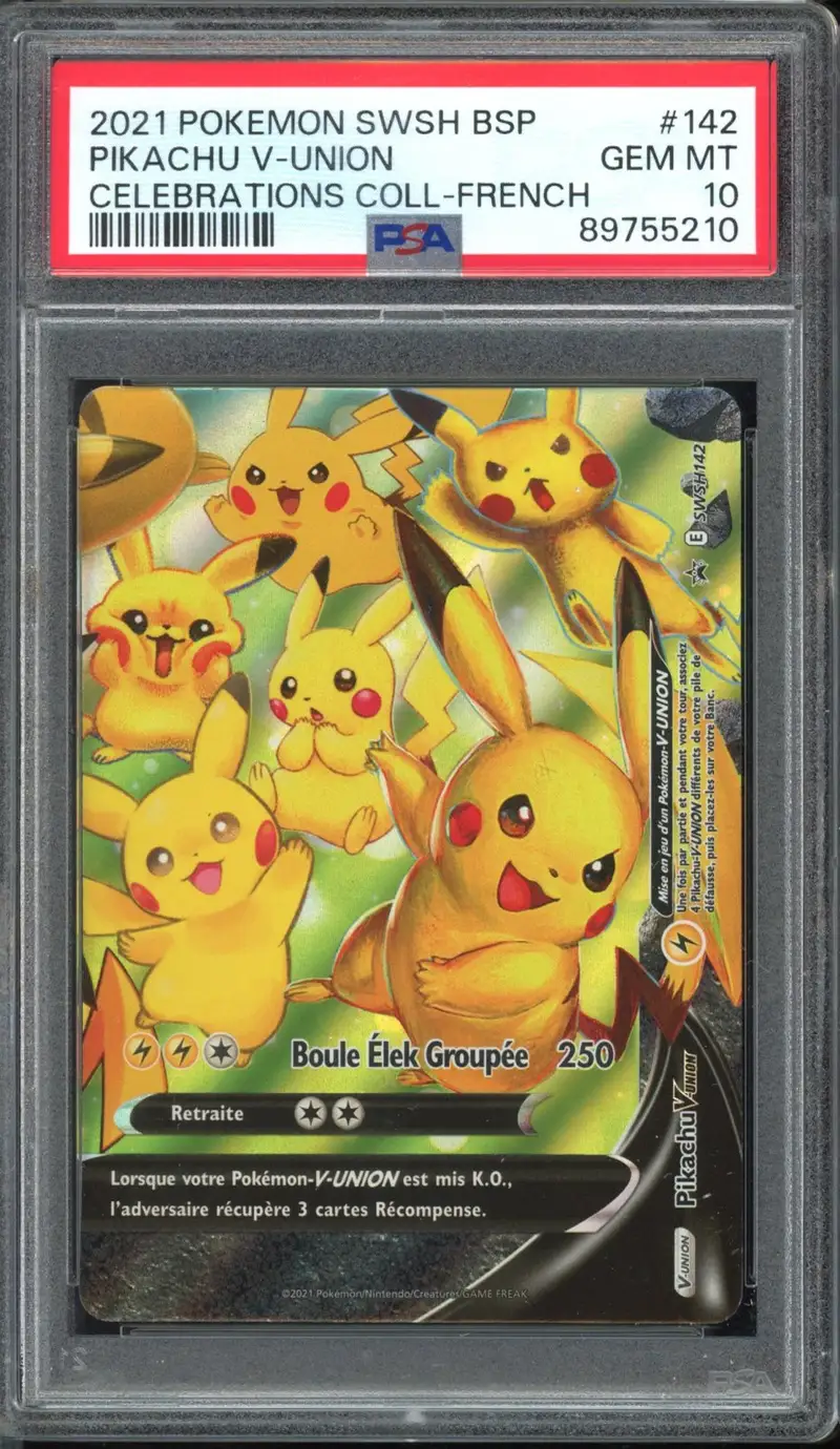 PSA 10 Pikachu V Union