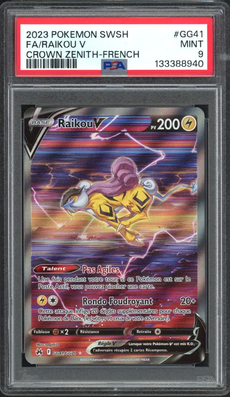 PSA 9 Raikou V