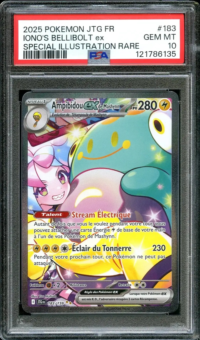 PSA 10 Ampibidou Ex de Mashynn