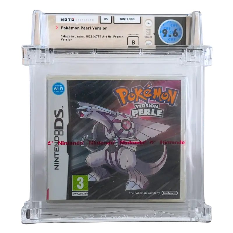 WATA 9.6 Jeu Nintendo DS Pokémon Version Perle