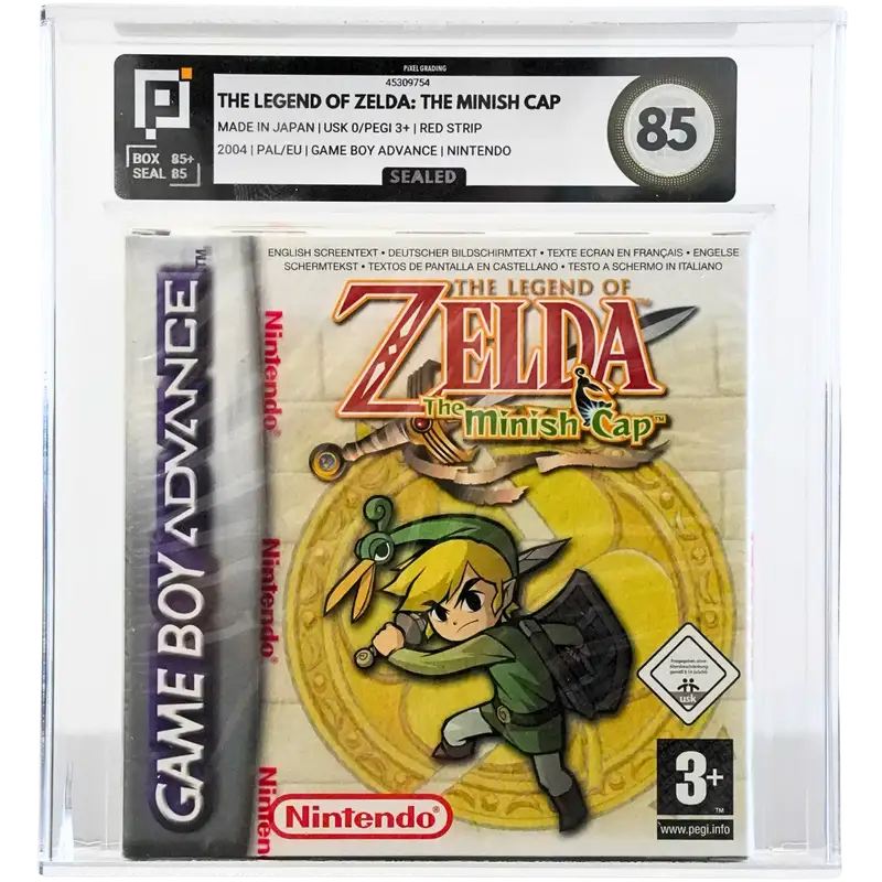 Pixel 85 Jeu Game Boy Advance The Legend of Zelda The Minish Cap
