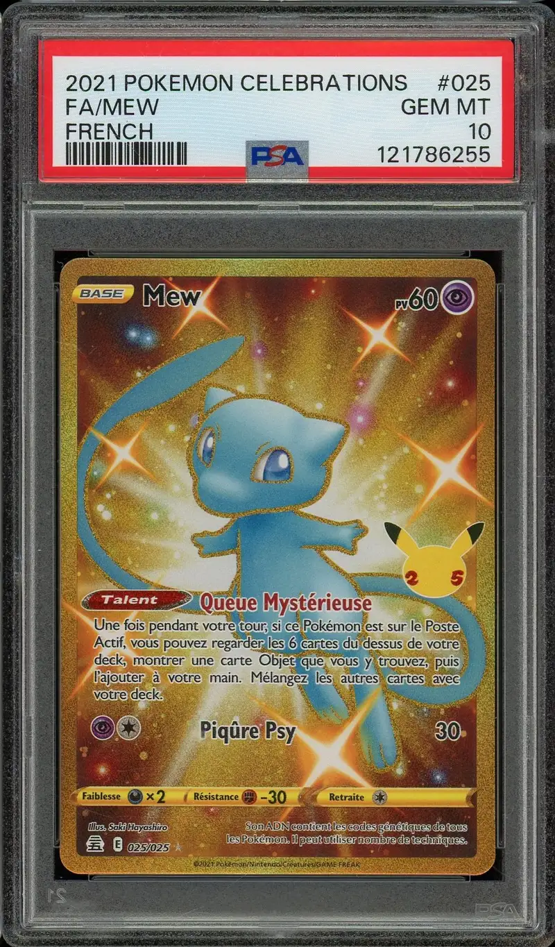 PSA 10 Mew Gold