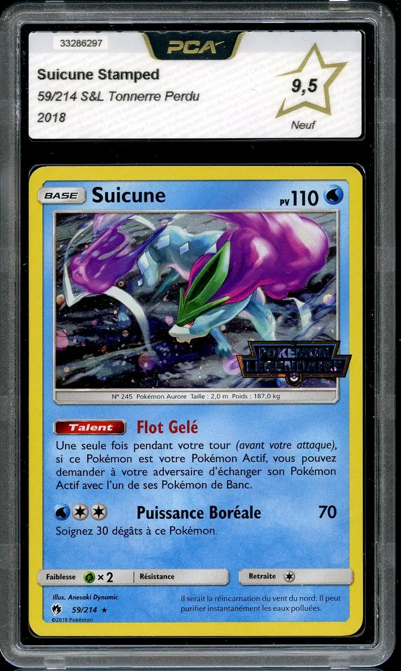 PCA 9.5 Suicune Holo Stamped