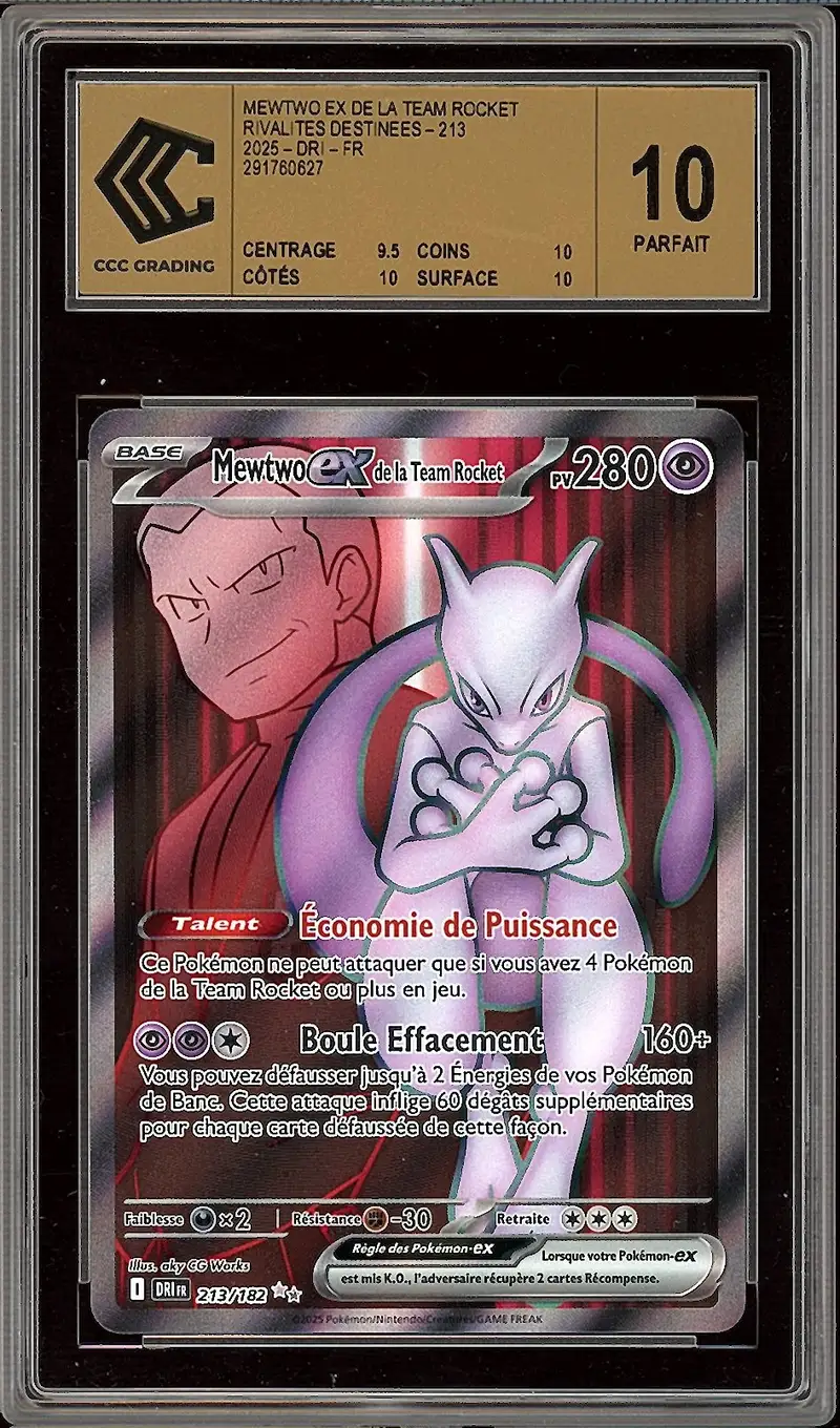 CCC 10 Mewtwo Ex de la Team Rocket