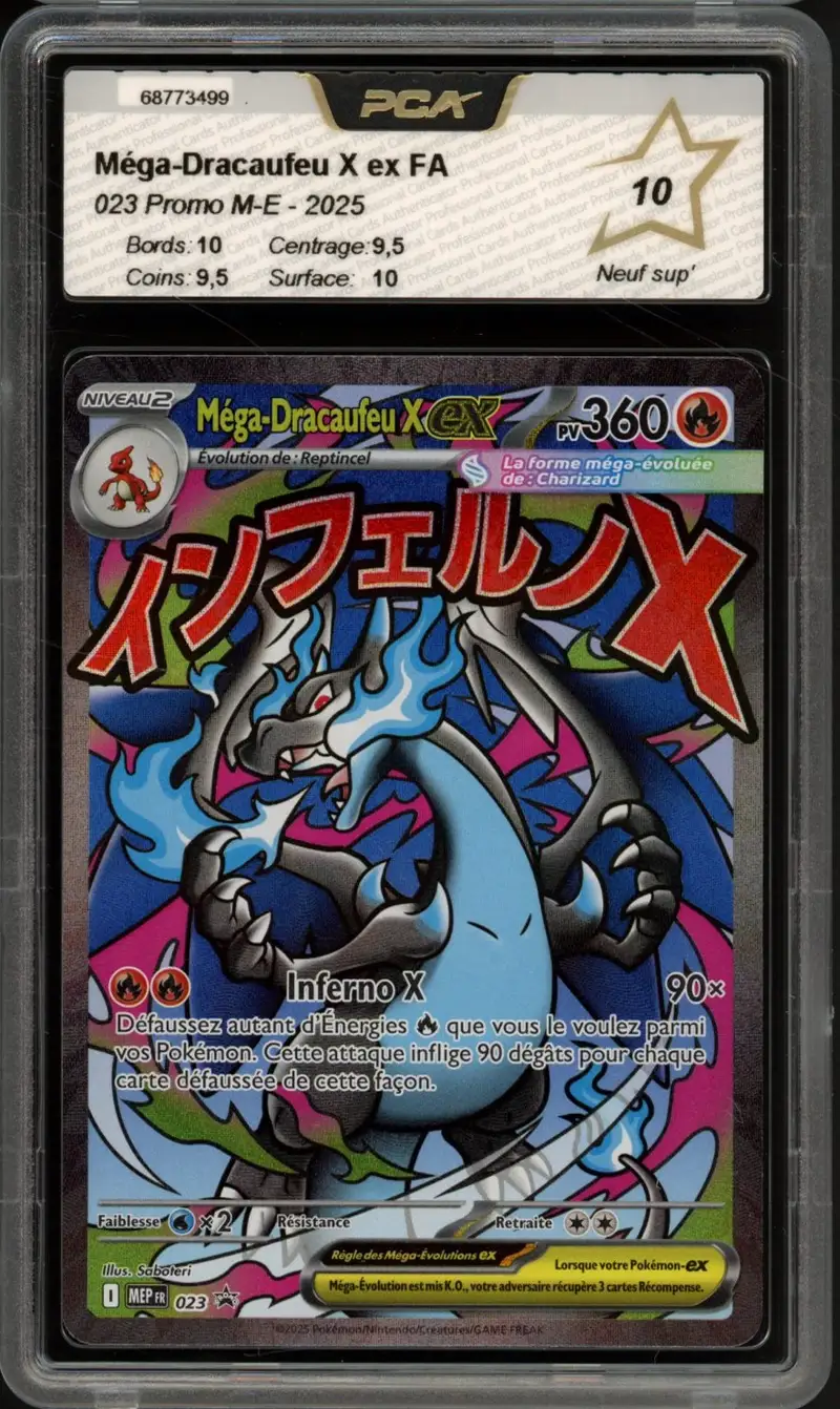 PCA 10 Méga Dracaufeu X Ex