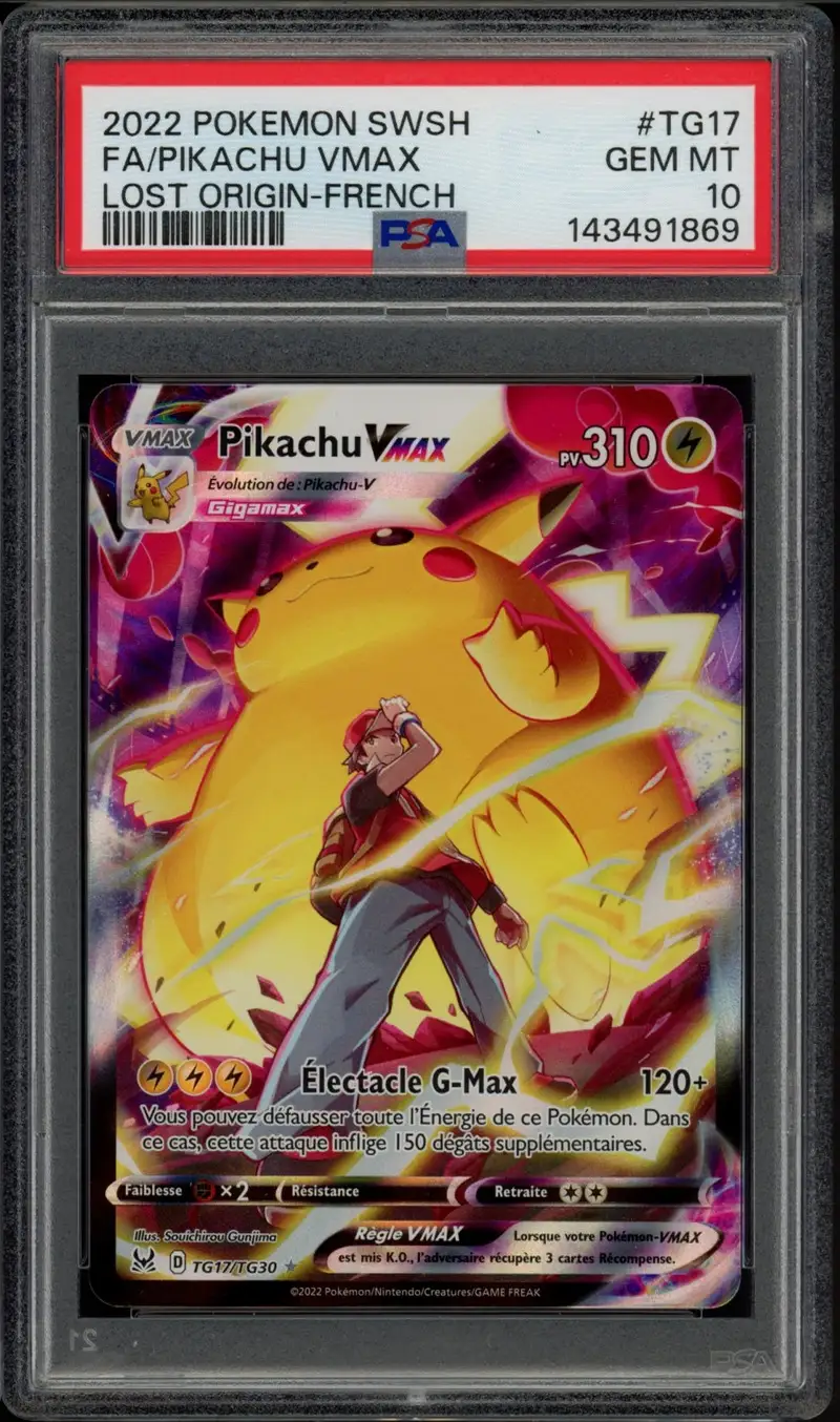 PSA 10 Pikachu VMax