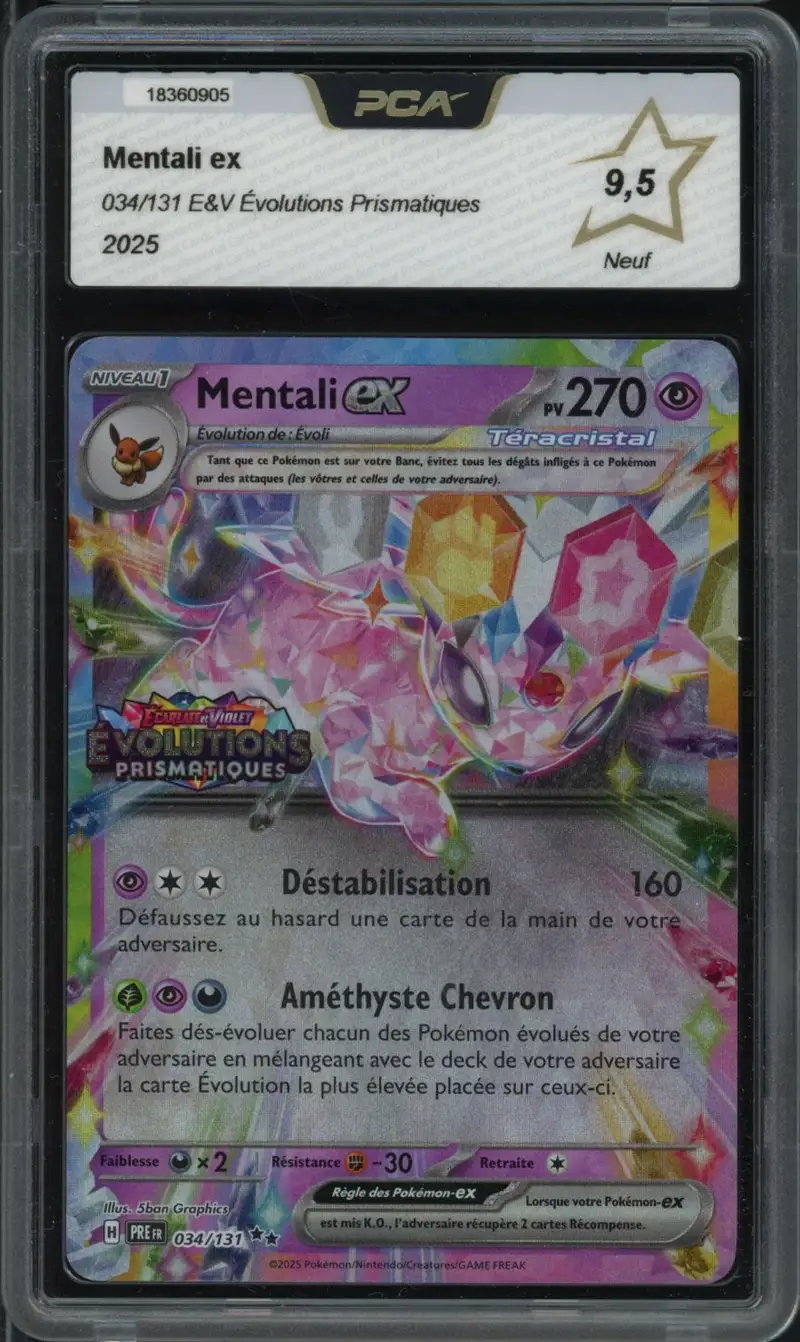 PCA 9.5 Mentali Ex Stamp