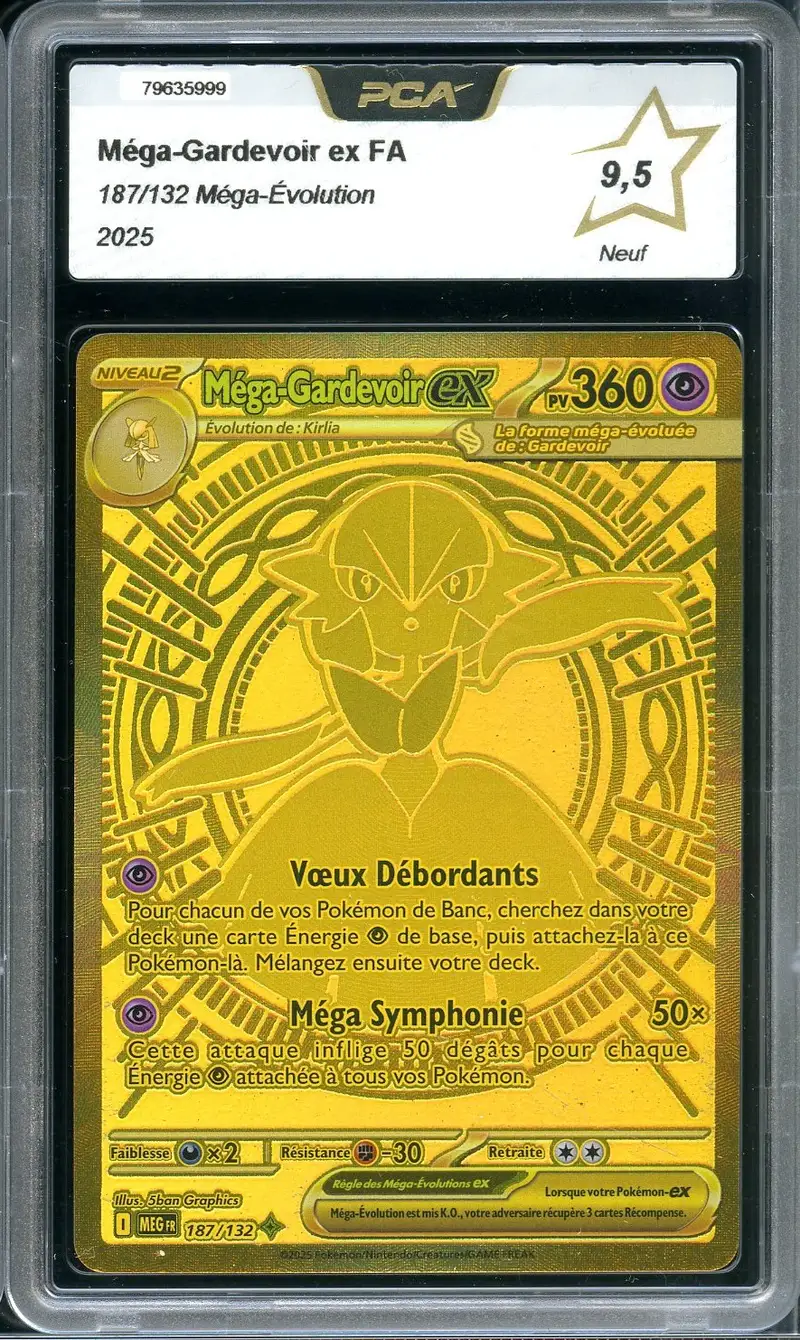 PCA 9.5 Méga-Gardevoir Ex Gold