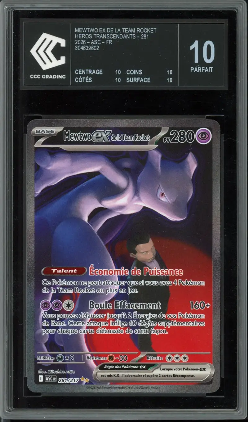 CCC 10 Mewtwo Ex de la Team Rocket