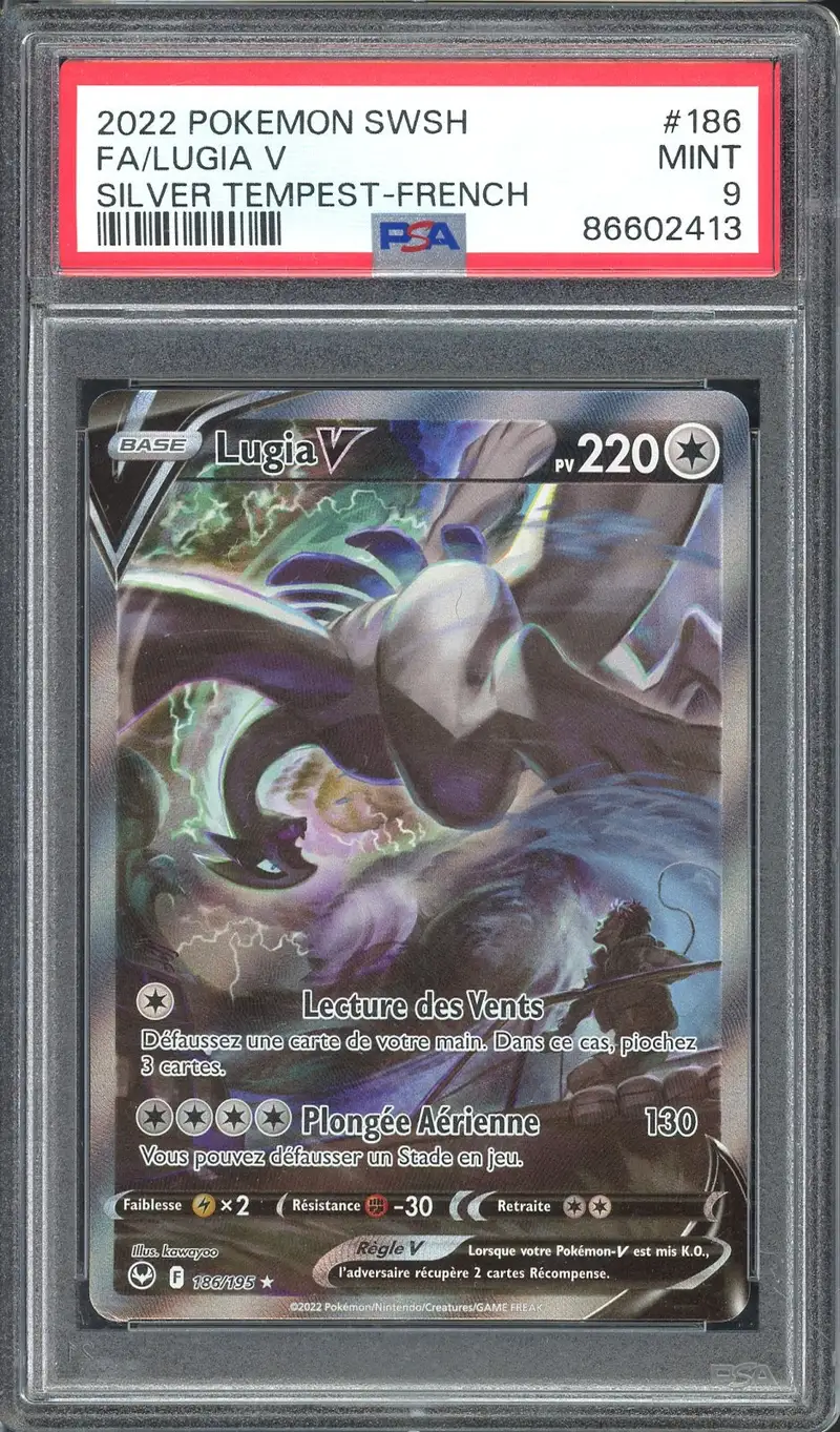 PSA 9 Lugia V