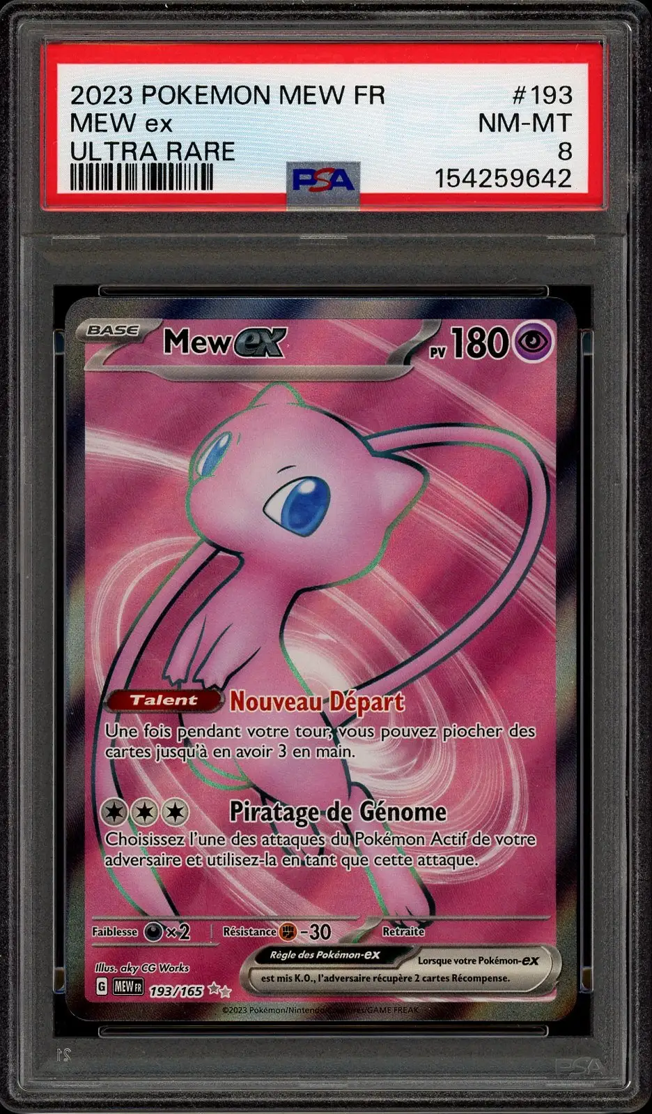 PSA 8 Mew Ex