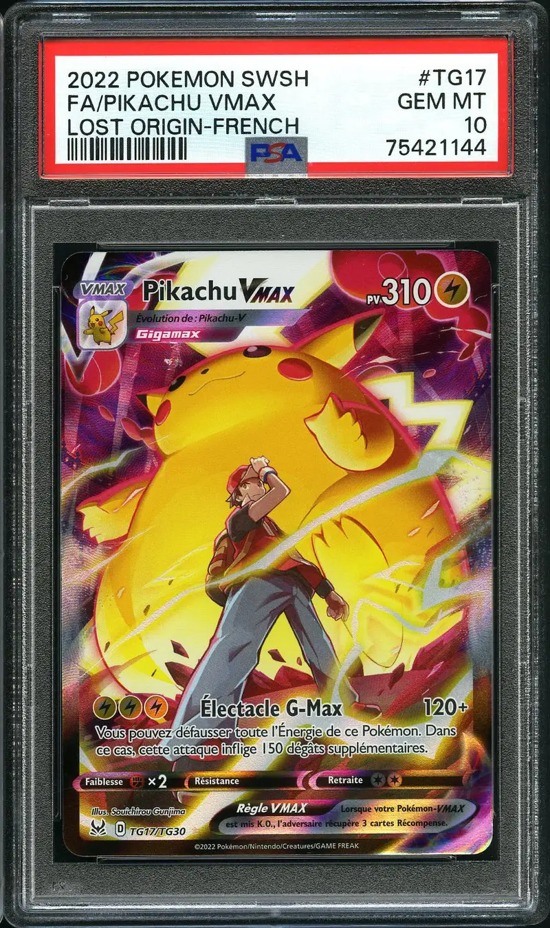PSA 10 Pikachu VMax