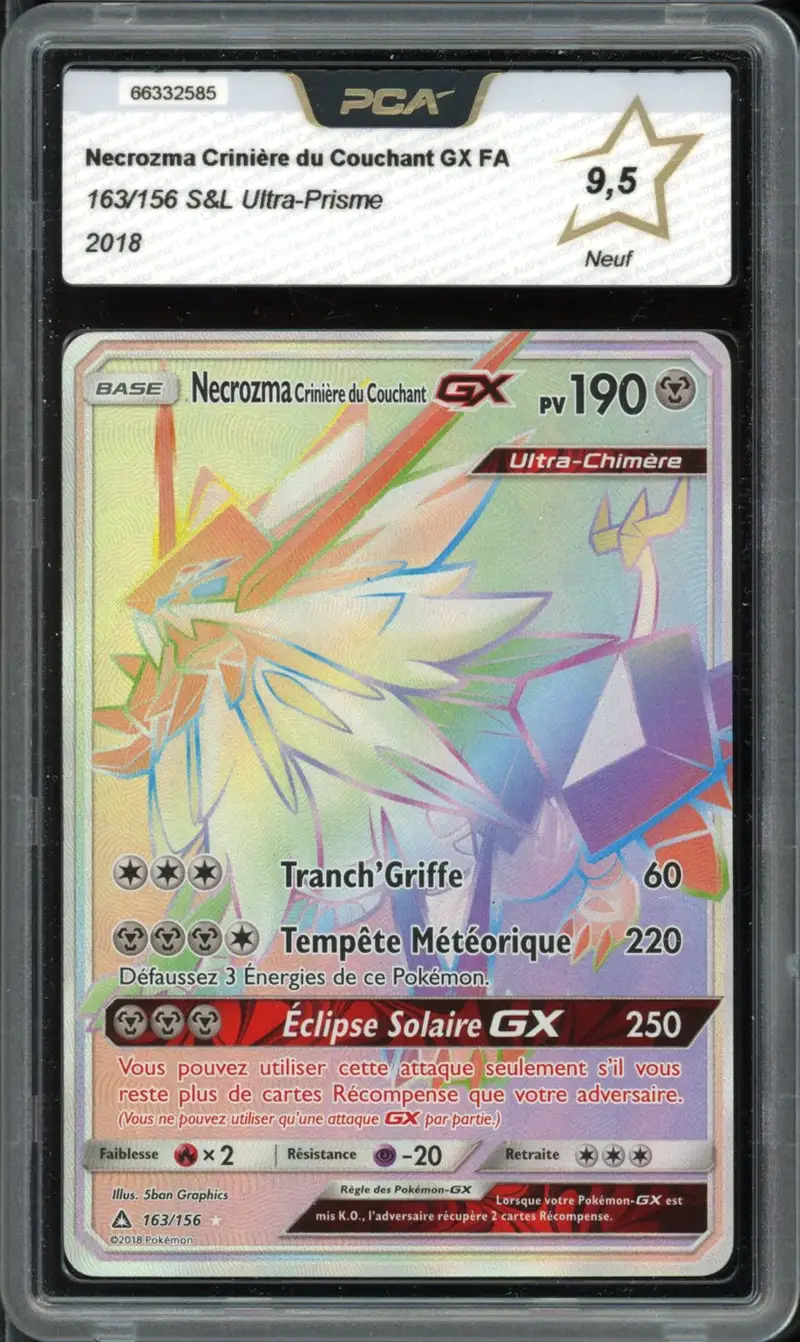 PCA 9.5 Necrozma Crinière du Couchant Gx