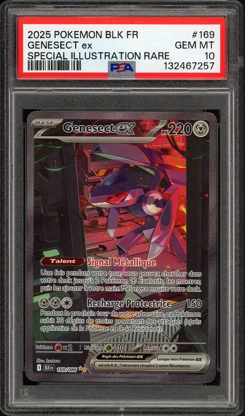 PSA 10 Genesect Ex