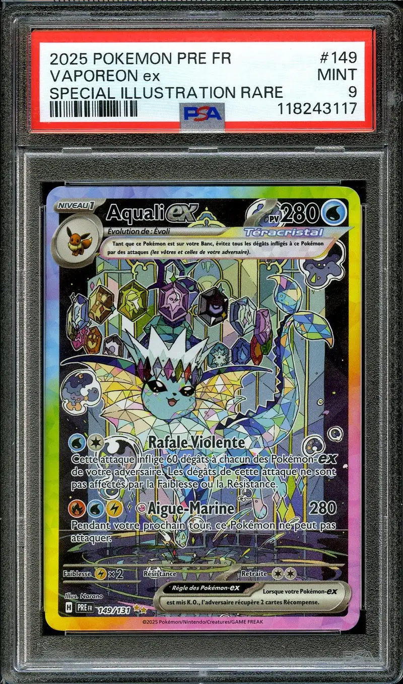PSA 9 Aquali Ex