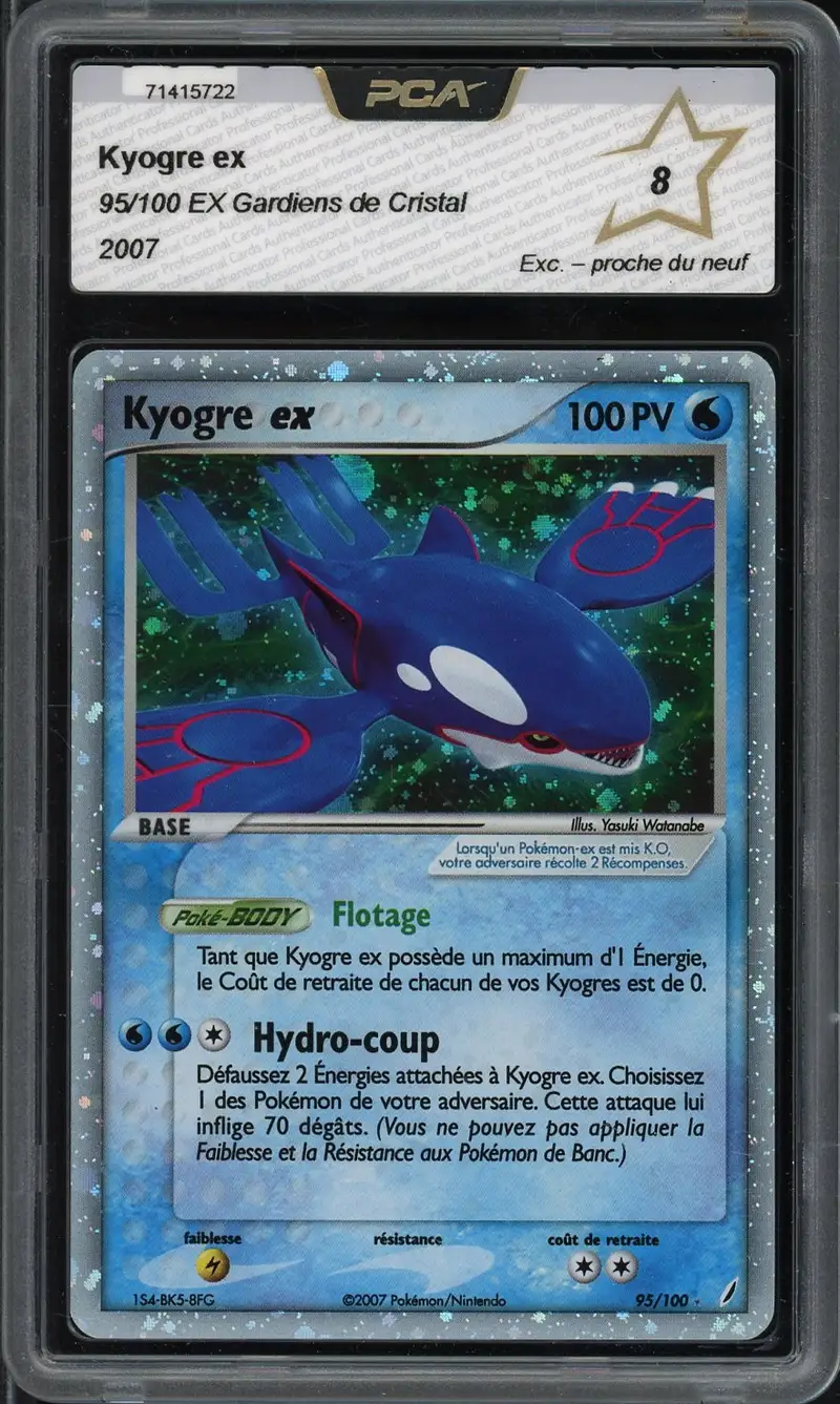 PCA 8 Kyogre Ex Holo