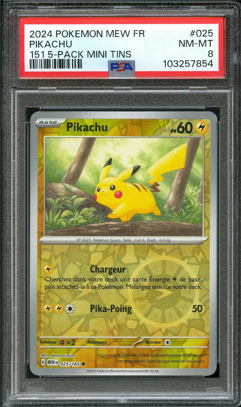 PSA 8 Pikachu Costco