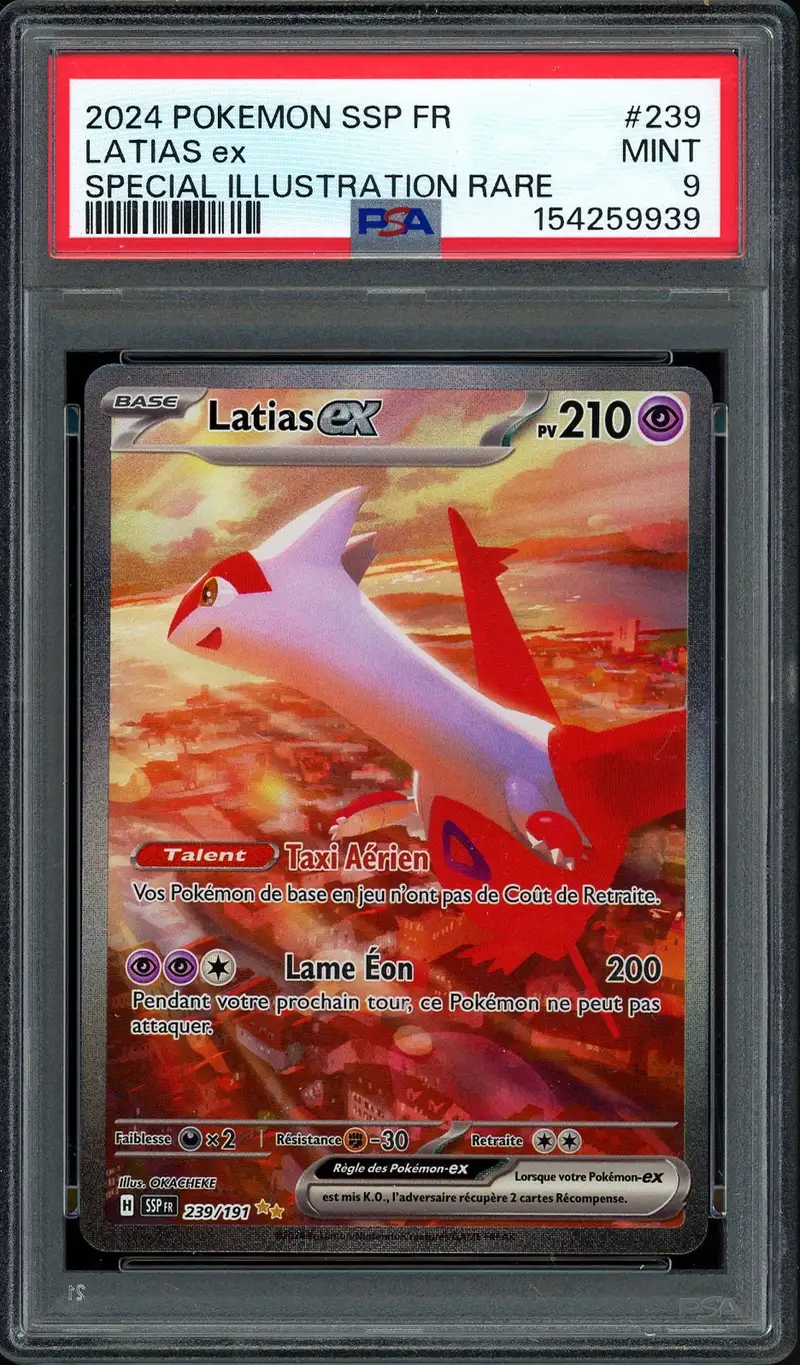 PSA 9 Latias Ex
