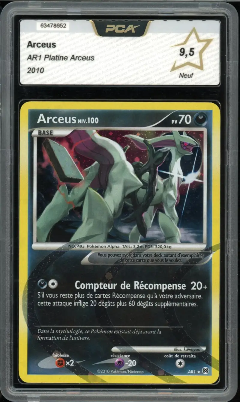 PCA 9.5 Arceus Holo