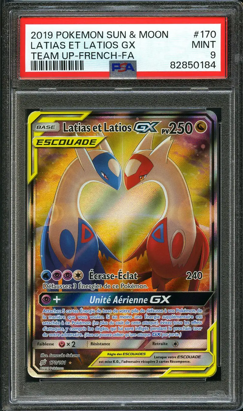 PSA 9 Latias et Latios Gx