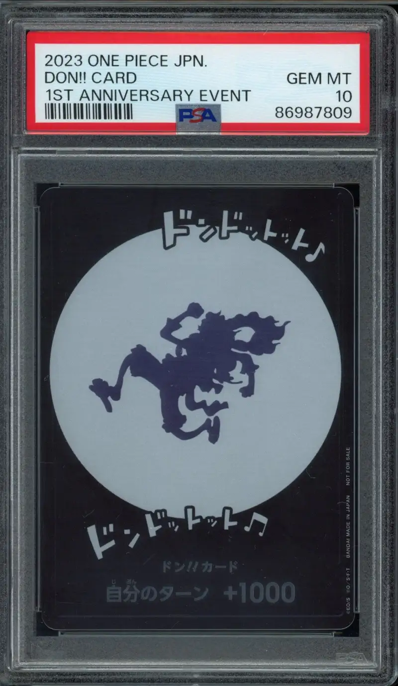 PSA 10 Monkey D. Luffy X Borussia Dortmund