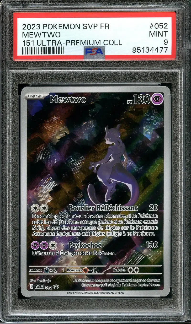 PSA 9 Mewtwo