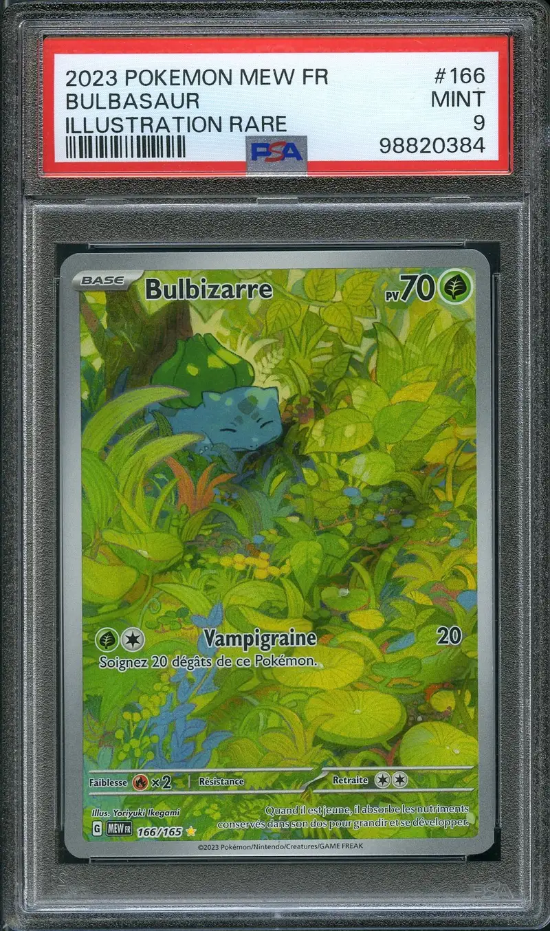 PSA 9 Bulbizarre