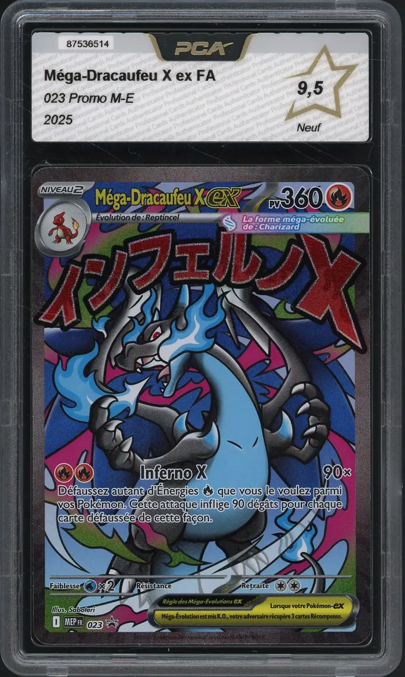 PCA 9.5 Méga Dracaufeu X Ex