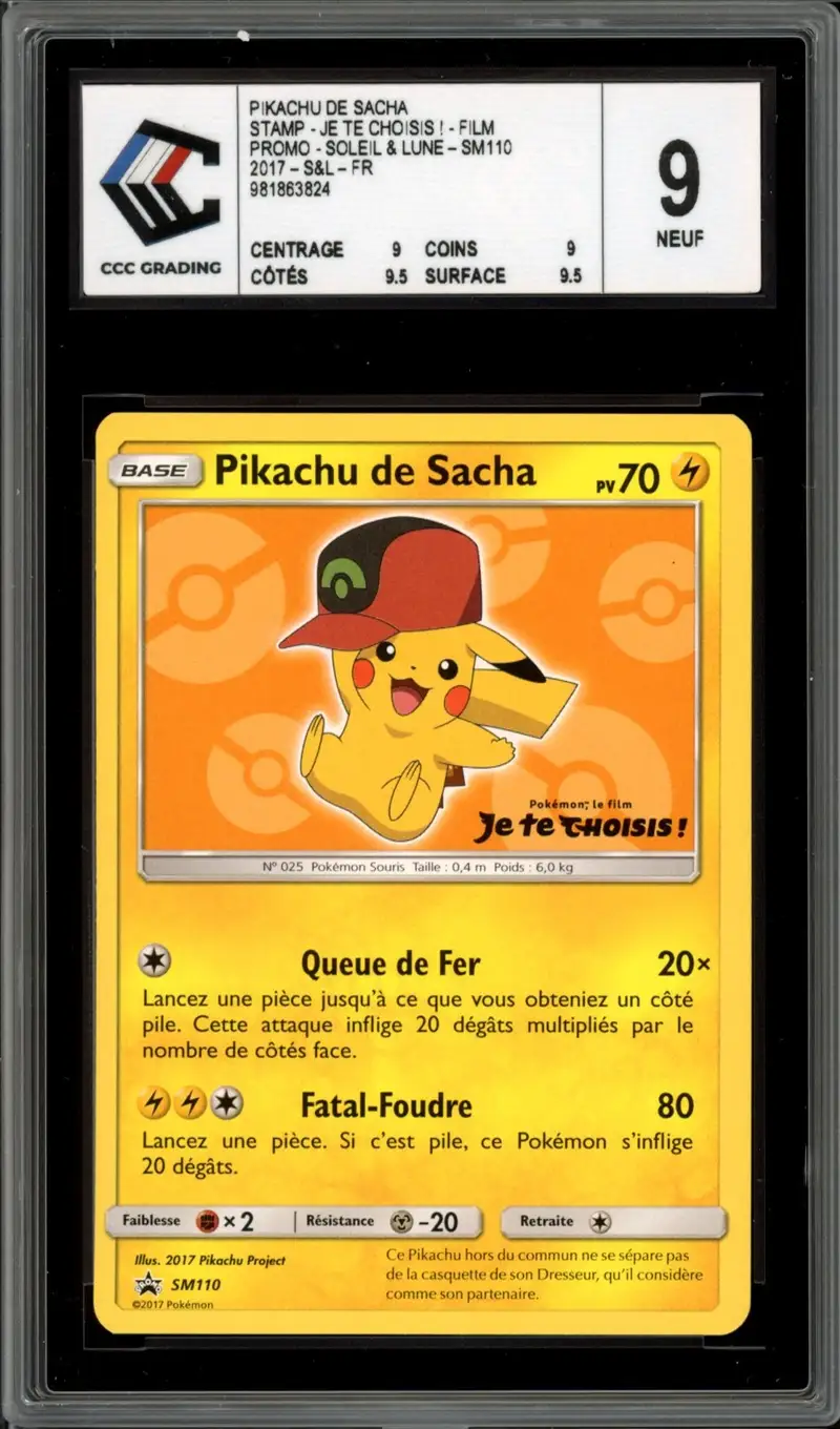 CCC 9 Pikachu de Sacha