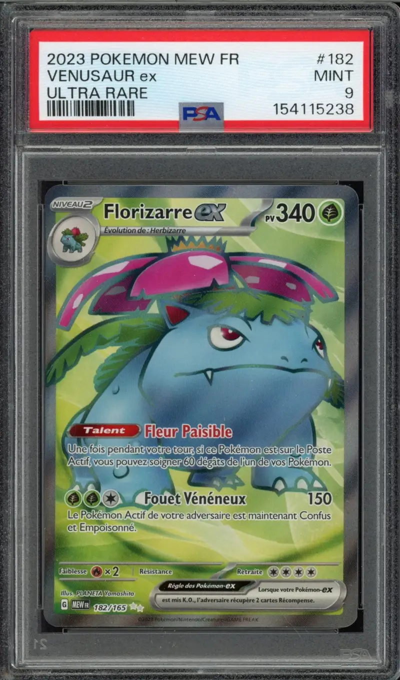 PSA 9 Florizarre Ex