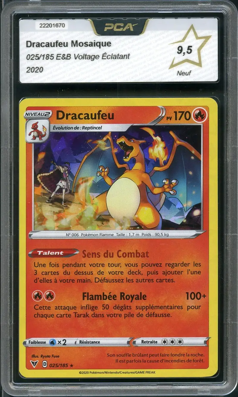 PCA 9.5 Dracaufeu Holo