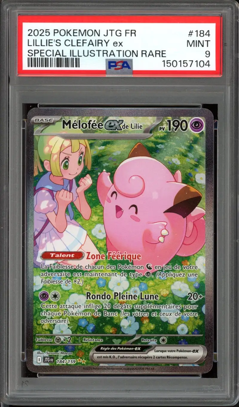 PSA 9 Mélofée Ex de Lilie