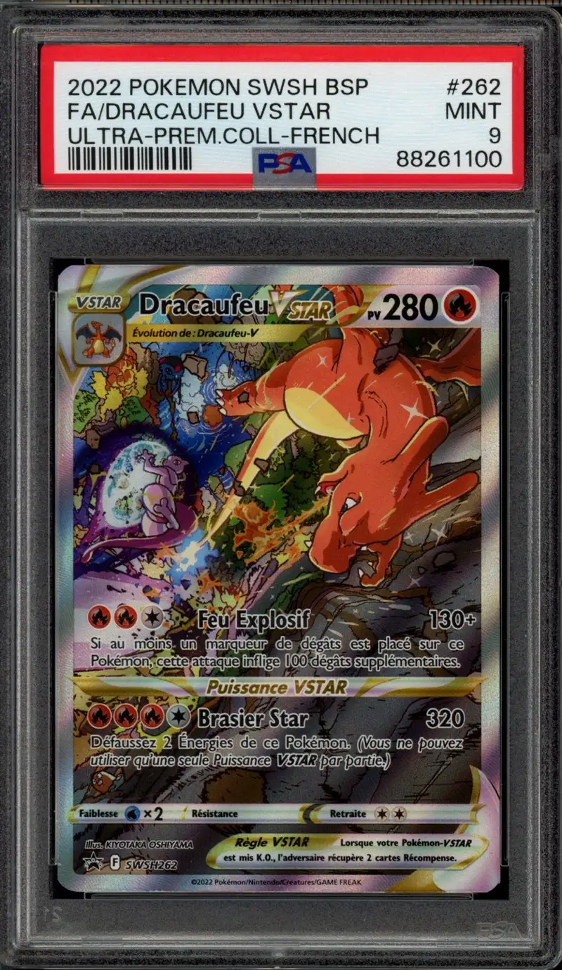PSA 9 Dracaufeu VStar