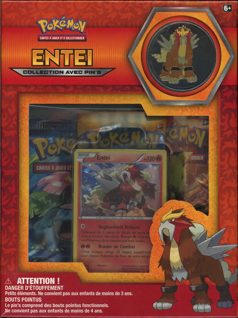 Coffret Collection avec Pin's Entei