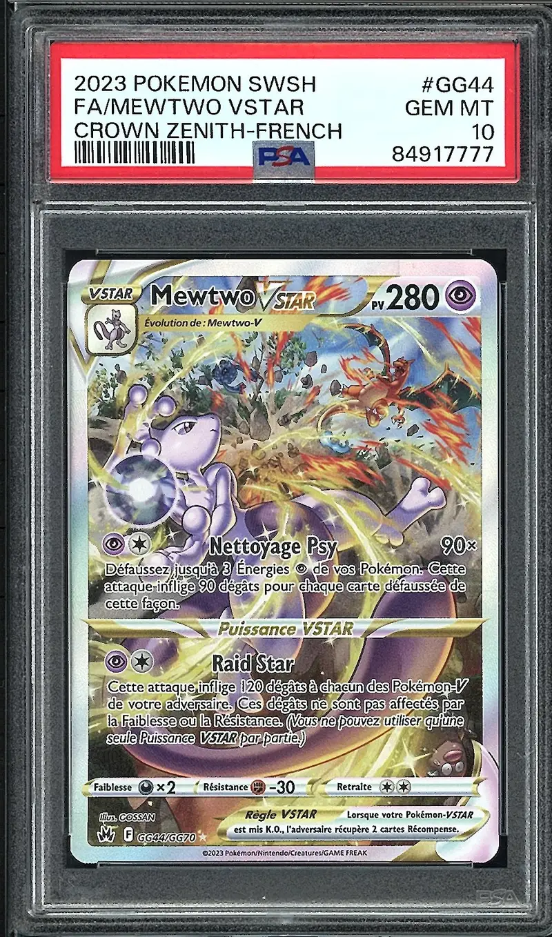 PSA 10 Mewtwo VStar