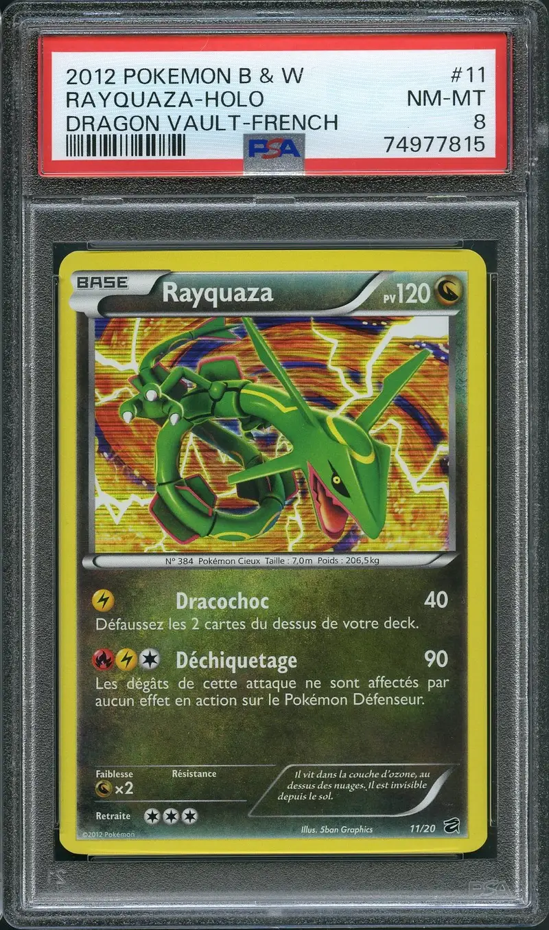PSA 8 Rayquaza Holo
