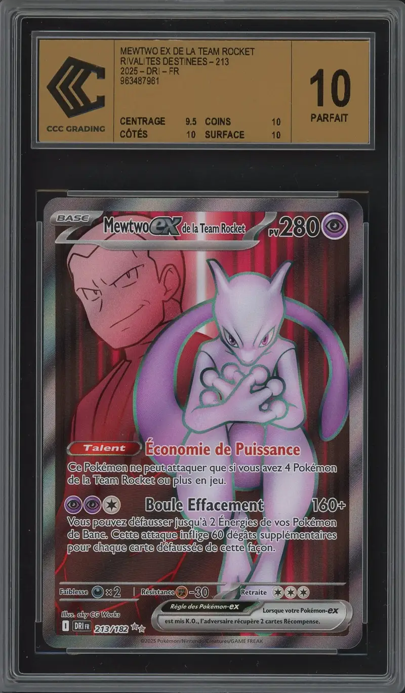 CCC 10 Mewtwo Ex de la Team Rocket