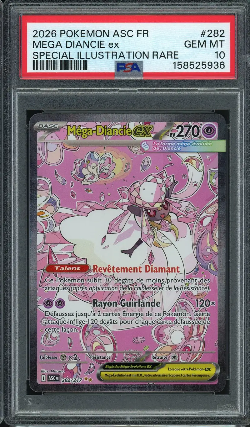 PSA 10 Méga-Diancie Ex