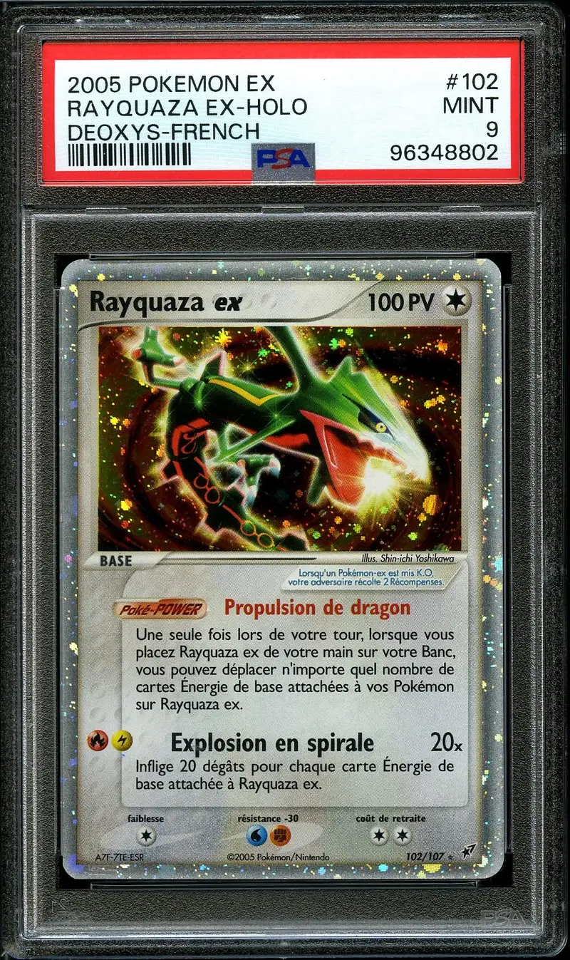 PSA 9 Rayquaza Ex