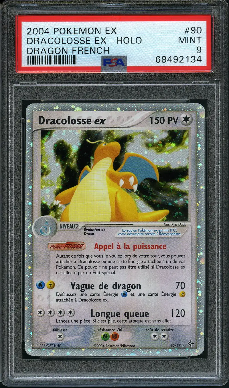 PSA 9 Dracolosse Ex