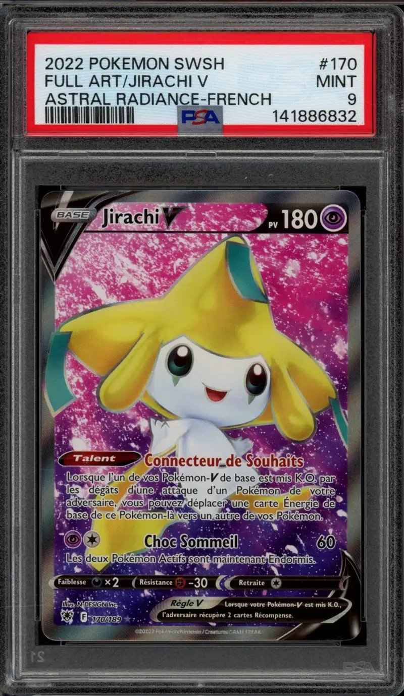 PSA 9 Jirachi V