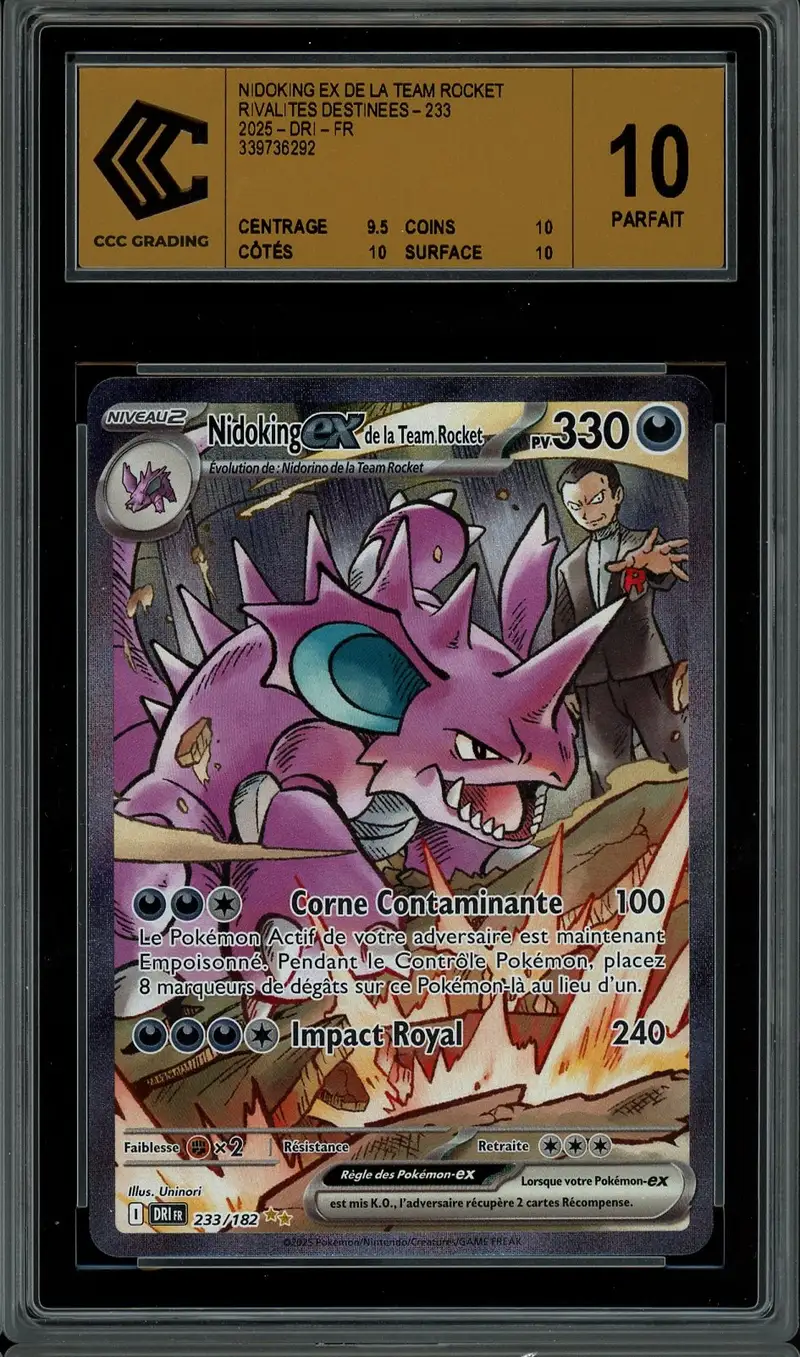 CCC 10 Nidoking Ex de la Team Rocket